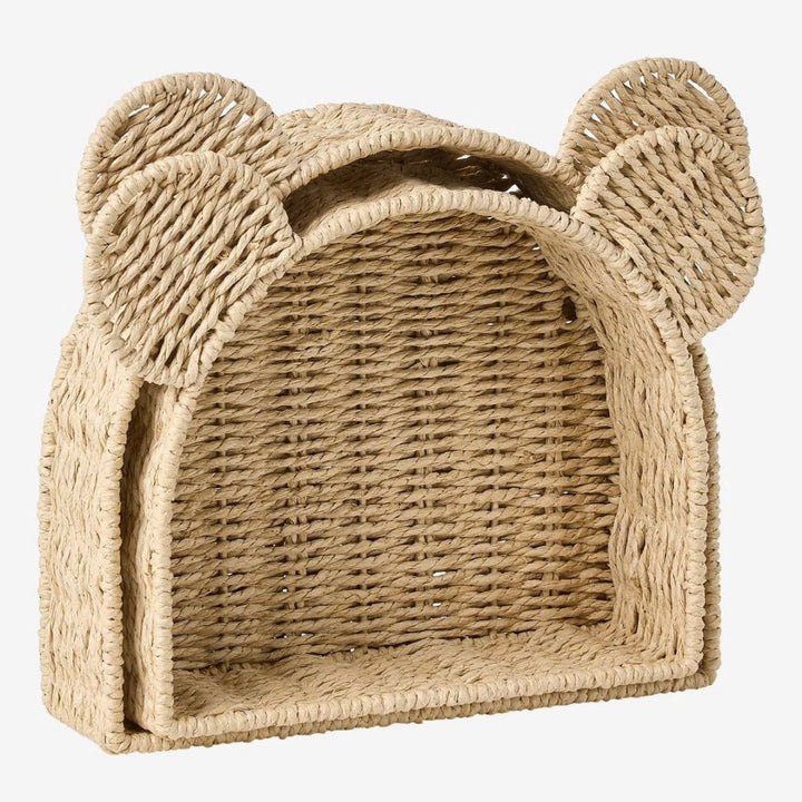 Playful storage basket with ears Bowlift