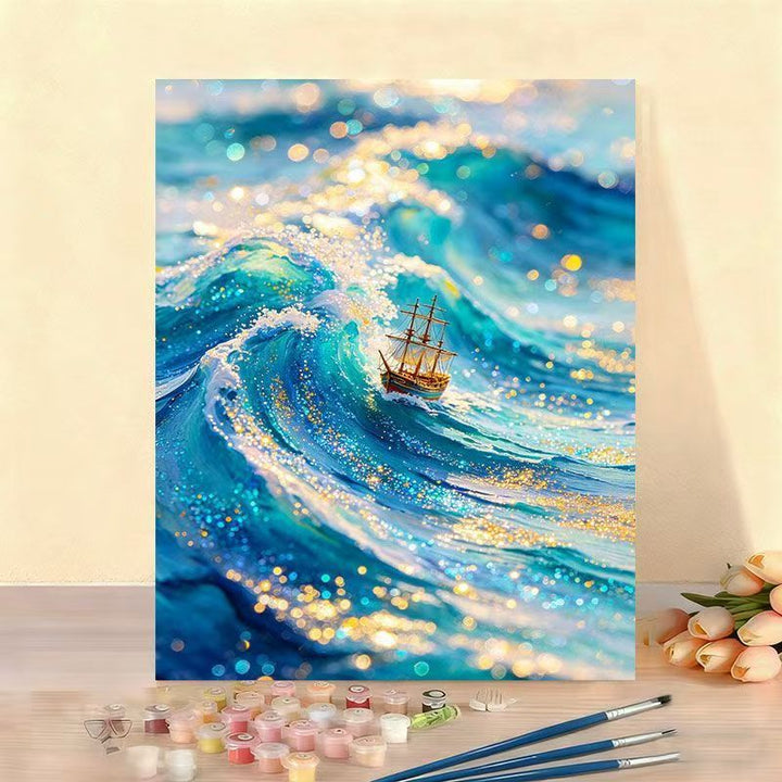 DIY Ocean Wave Painting Kit Bowlift