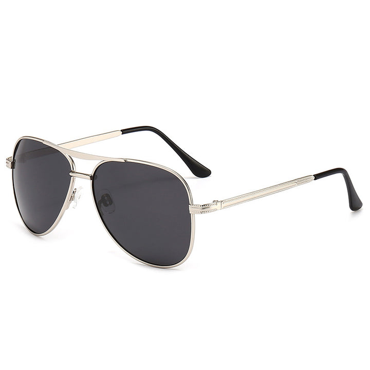 Men's fashionable pilot sunglasses with scratch-resistant lenses Bowlift