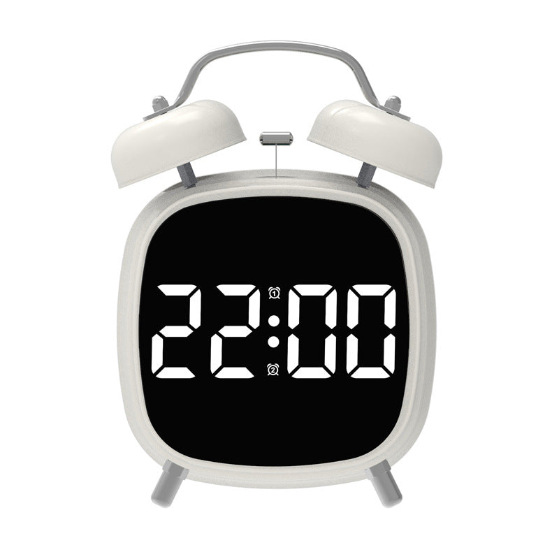 Digital Alarm Clock in Retro Style Bowlift