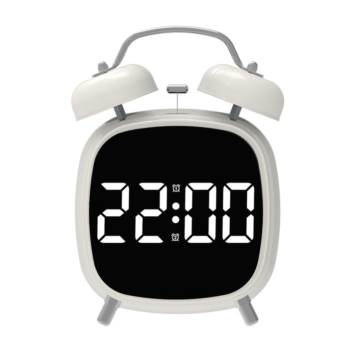 Digital Alarm Clock in Retro Style Bowlift