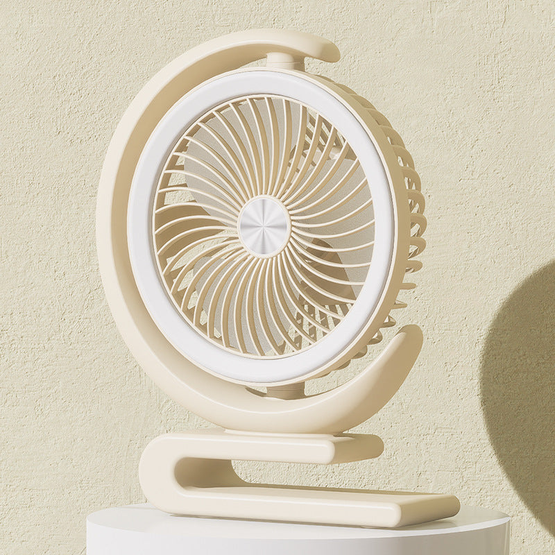 Unisex Compact Oscillating Desktop Fan Bowlift