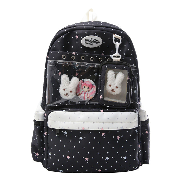 Transparent Pocketed Character Backpack Bowlift