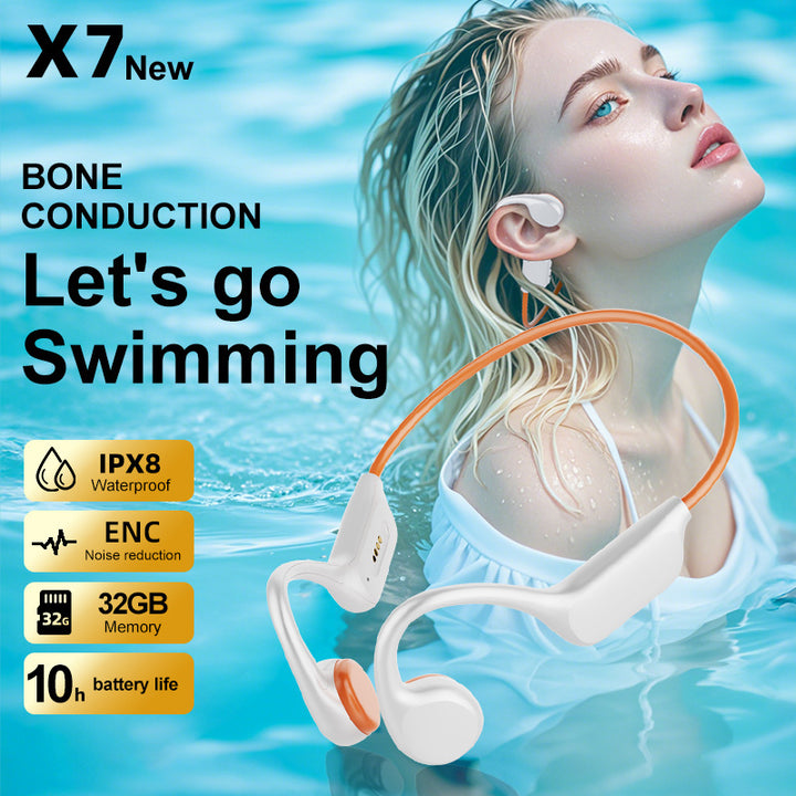 Waterproof Bone Conduction Headphones Bowlift