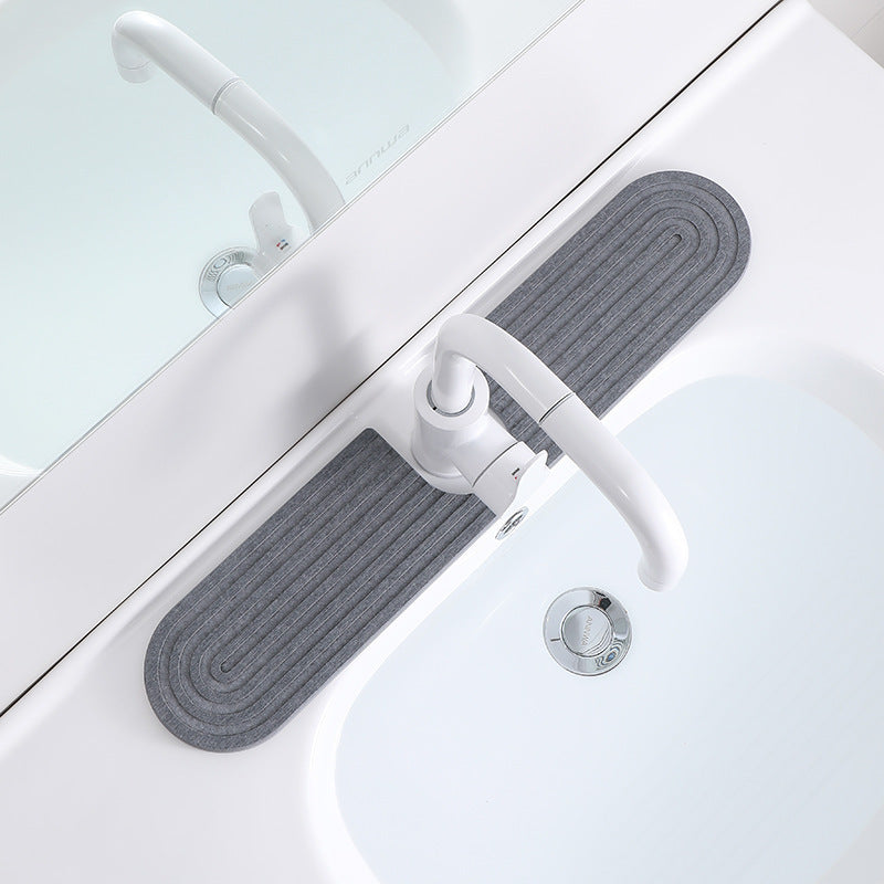 Decorative Bathroom Sink Mat