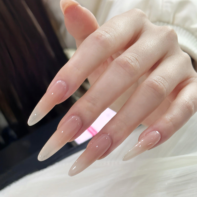 Artificial nails with elegant ombre design Bowlift