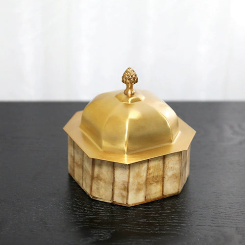 Decorative Brass Keepsake Box
