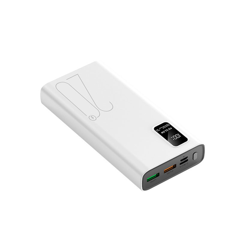 High-performance power bank with integrated fast charging function and LCD display Bowlift