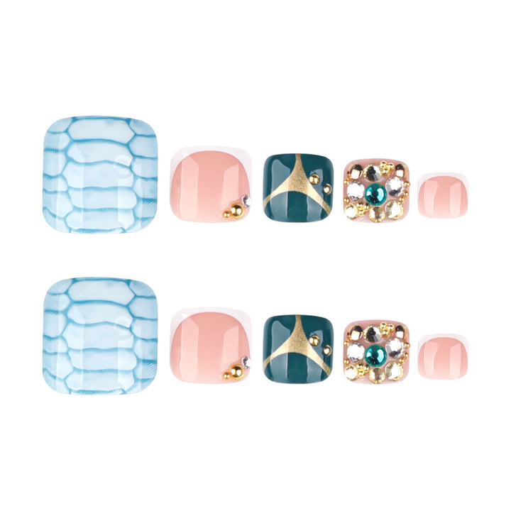 Artful toenail decoration Bowlift