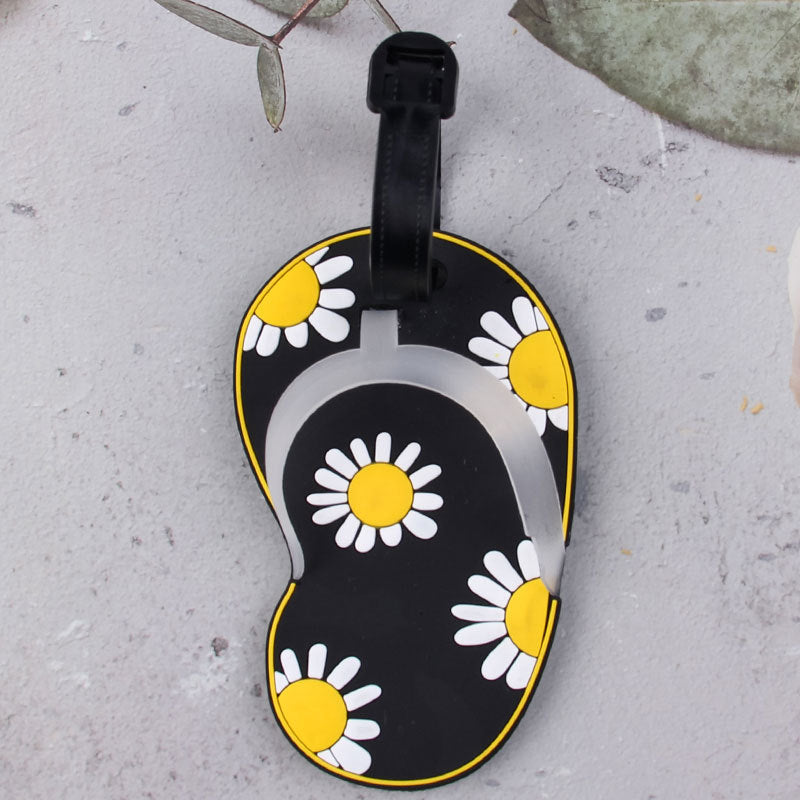 Fun Floral Flip-Flop Luggage Tag Bowlift