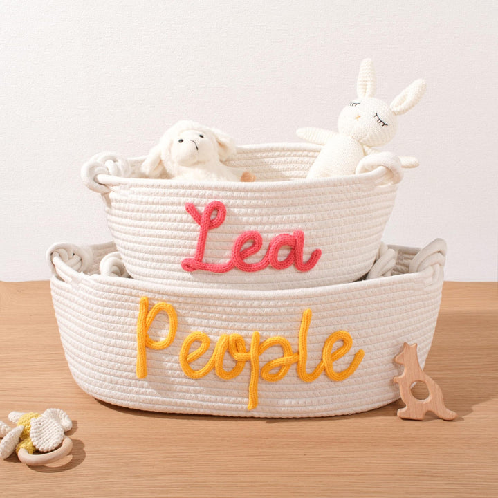 Playful Storage Basket in Bunny Design Bowlift