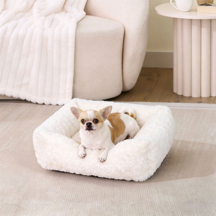 Plush Rectangle dog bed