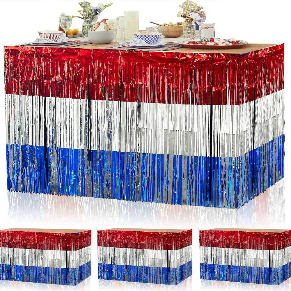 Unisex nan fransiger star garlands and table skirt party décor set Bowlift