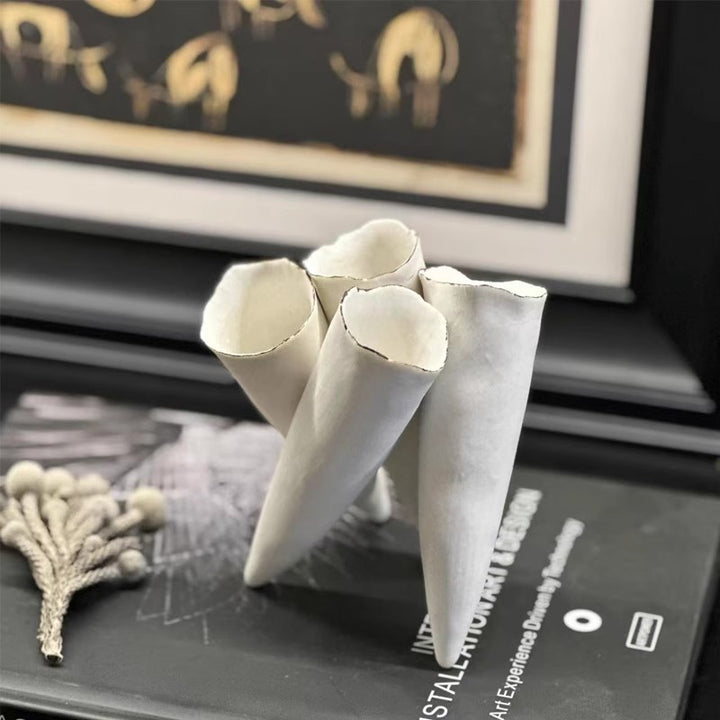 Decorative Modern Sculpted Vase