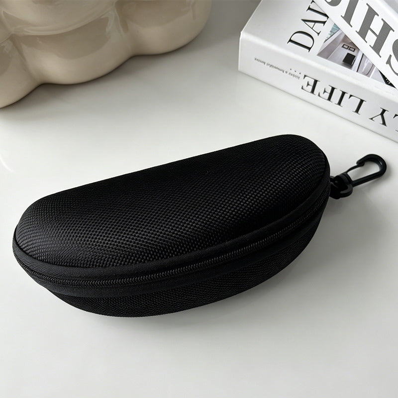 Hardshell Zippered Sunglasses Case with Carabiner Protective EVA Shell Bowlift