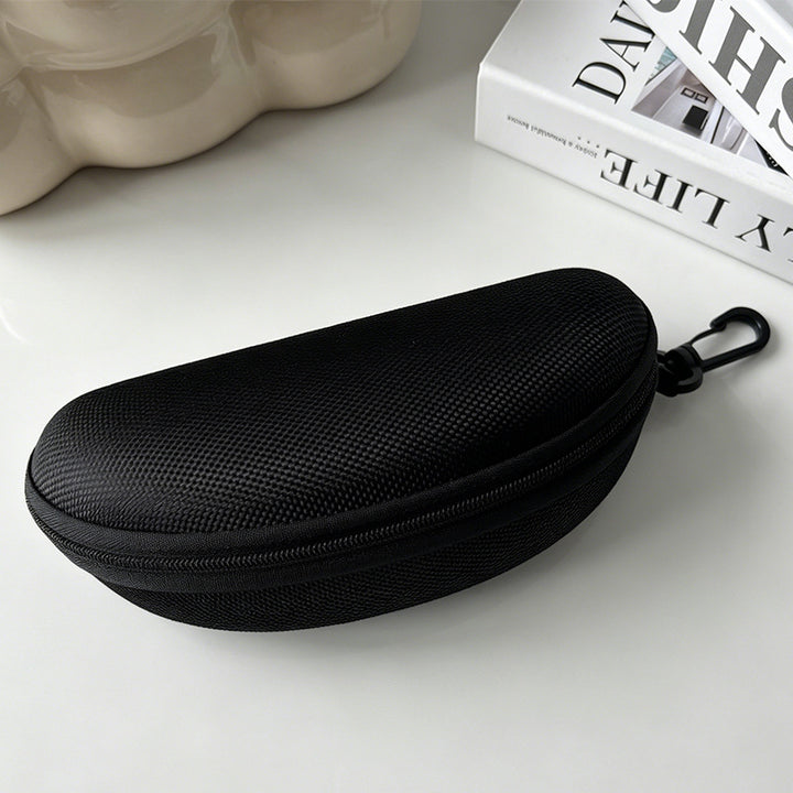 Protective Semi-Rigid Zippered Sunglasses Case with Carabiner Bowlift