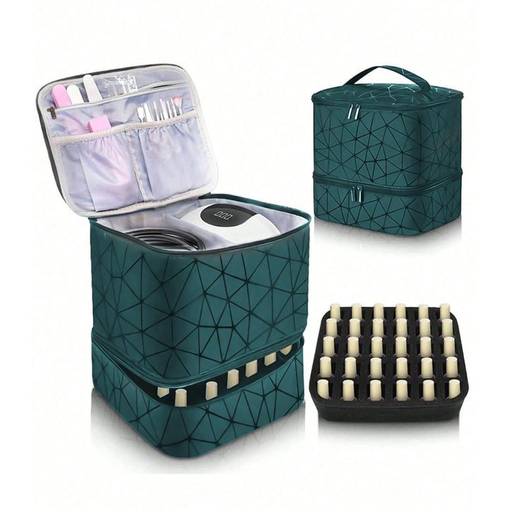 Cosmetic Organizer Bag with Dual Design and Sturdy Interior Lining Bowlift