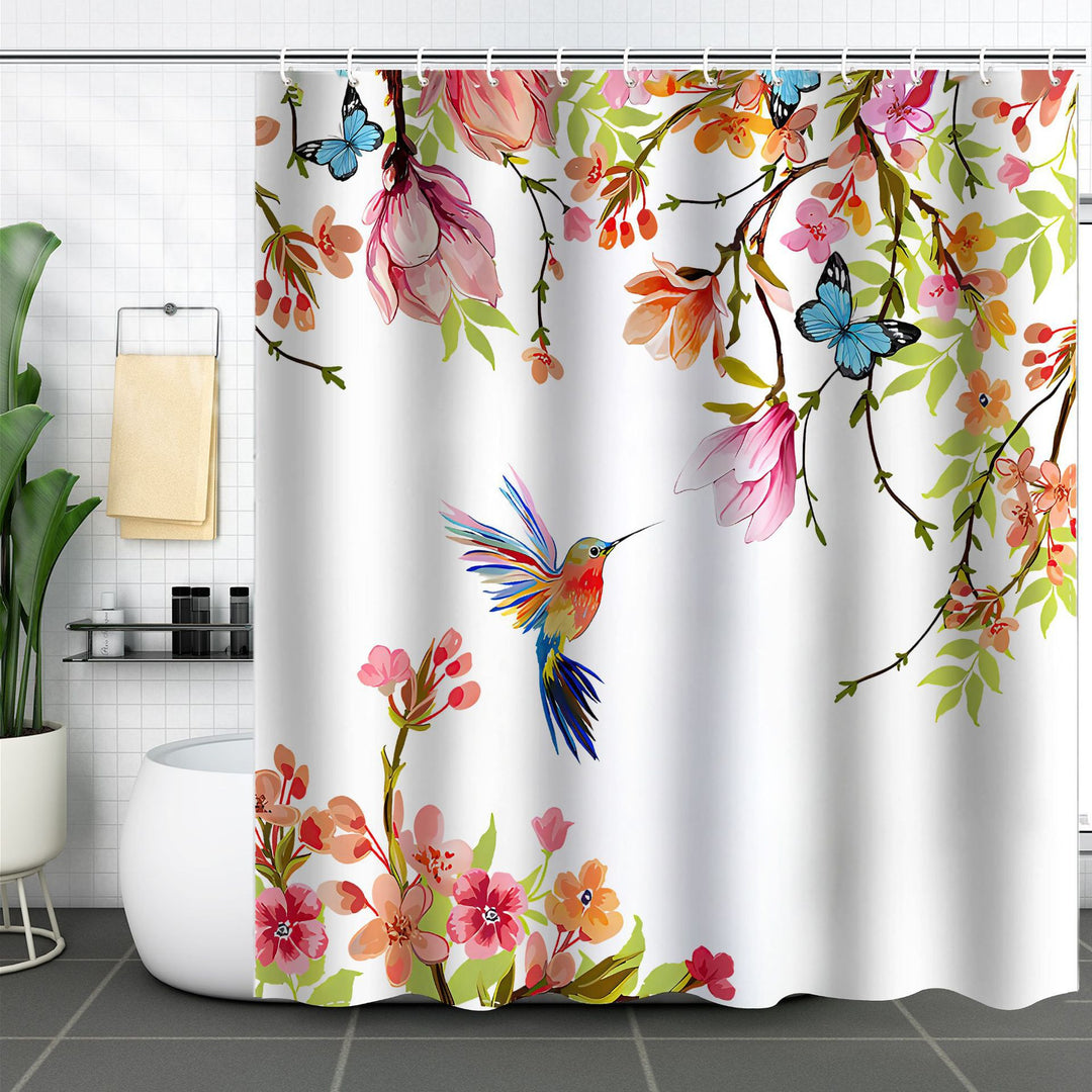 Nature-Inspired Shower Curtain Bowlift