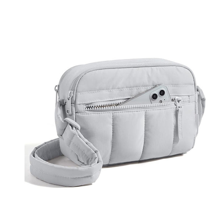 Fashionable shoulder bag with practical compartment division Bowlift
