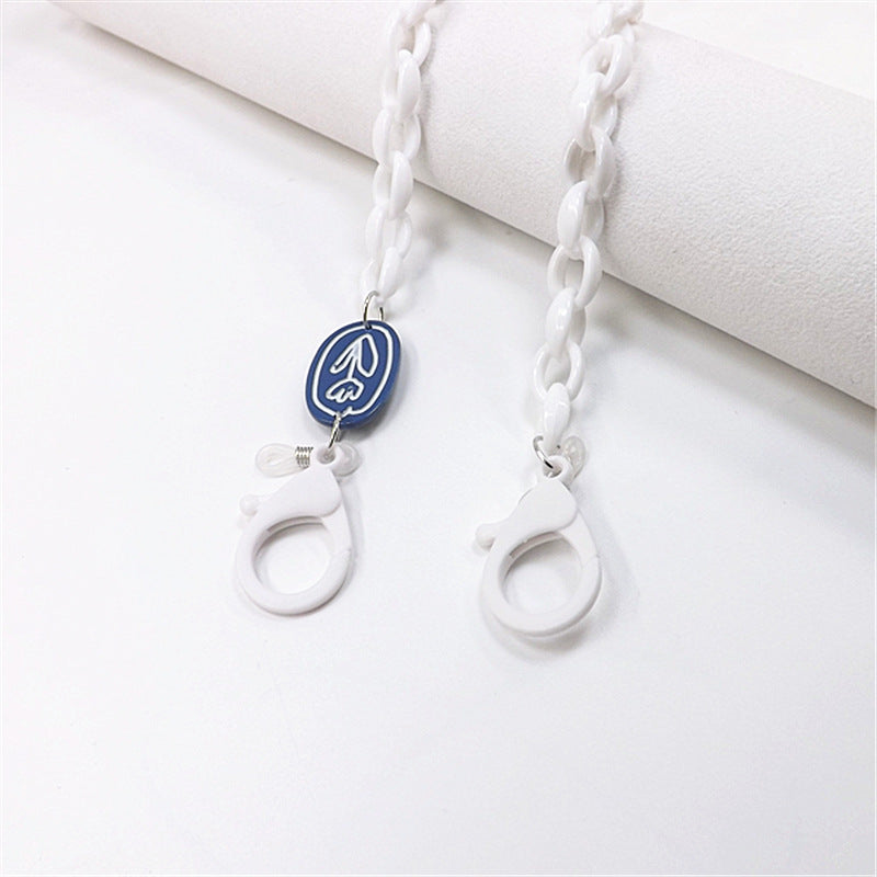 Glasses holder chain made of durable material Bowlift