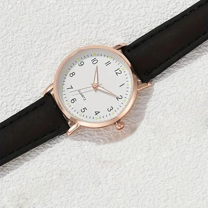 Minimalist Quartz Analog Leather Strap Casual Wrist Watch Bowlift