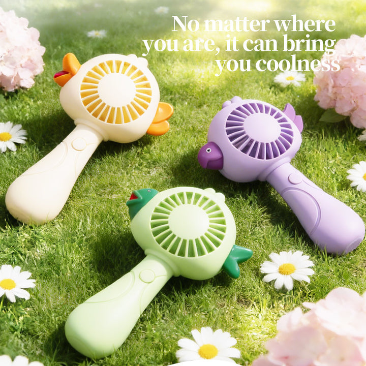 Unisex Portable Handheld Fan with Animal Design Bowlift
