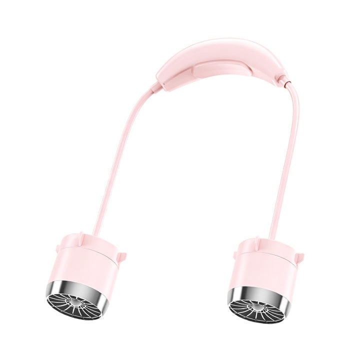 Unisex Portable Neck Fan with Dual Airflow Bowlift