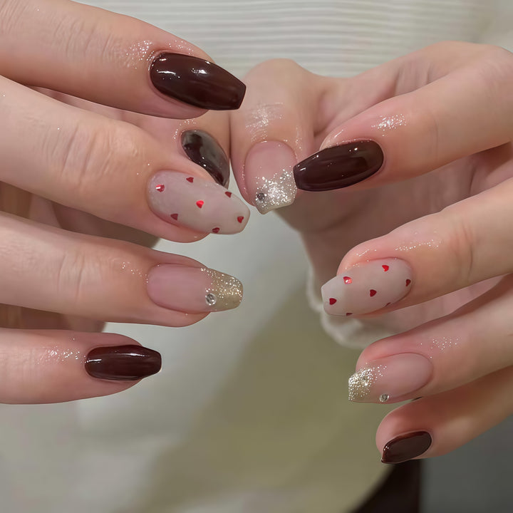 Heart-Themed Nail Art Extensions Bowlift