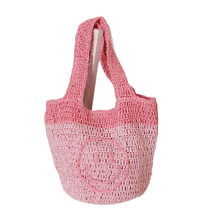 Hand-knotted shopping bag with casual design Bowlift