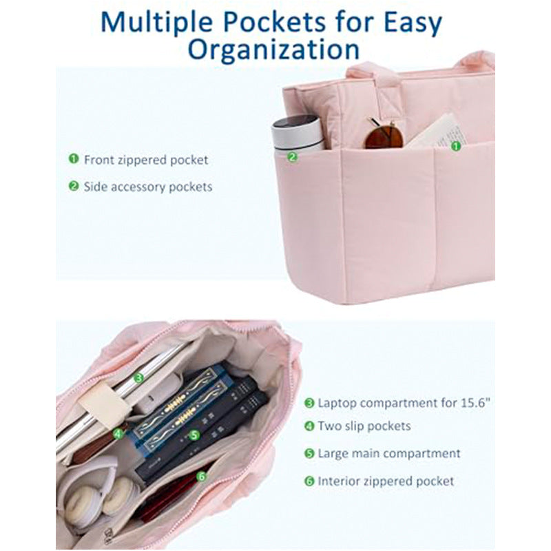 Practical Shopper Bag with Multiple Compartments Bowlift