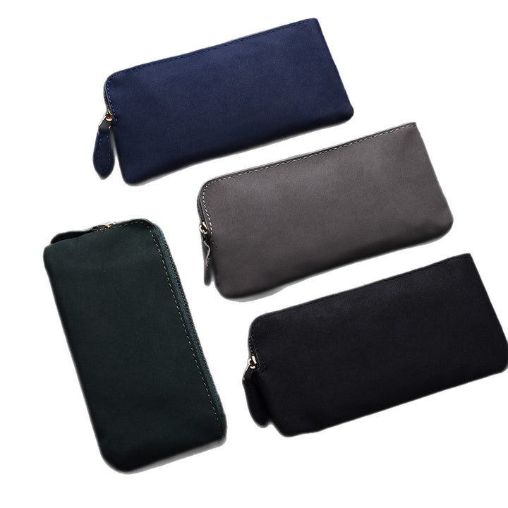 Premium Leather Zippered Wallet Organizer Bowlift