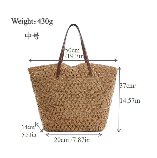 Handwoven Macrame Beach Bag Bowlift