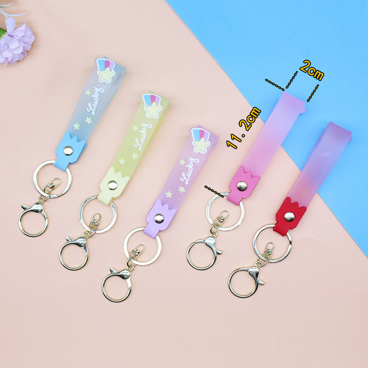 Unisex Cartoon Charm Keychain Bowlift