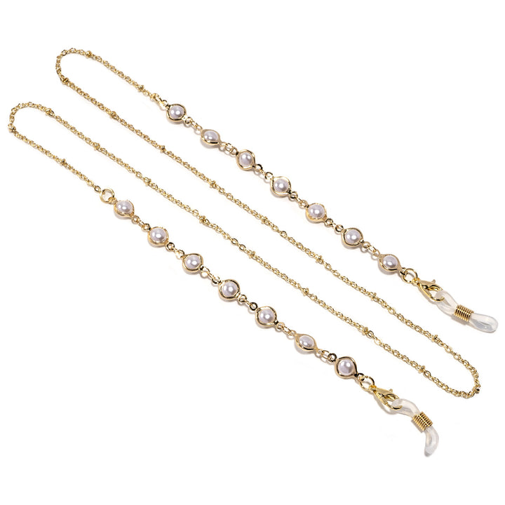 Elegant Pearl-Embellished Glasses Chain Bowlift