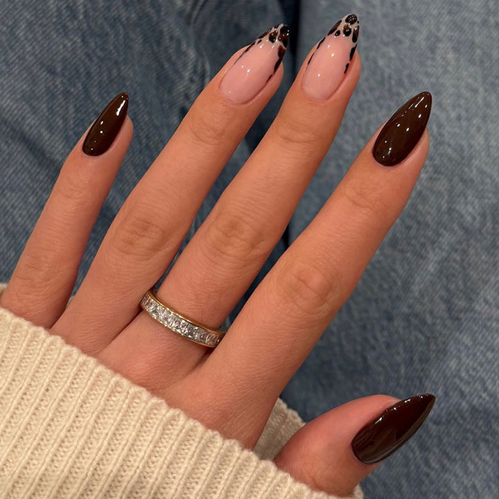 Premium Glossy Press-On Nail Tips Set Bowlift