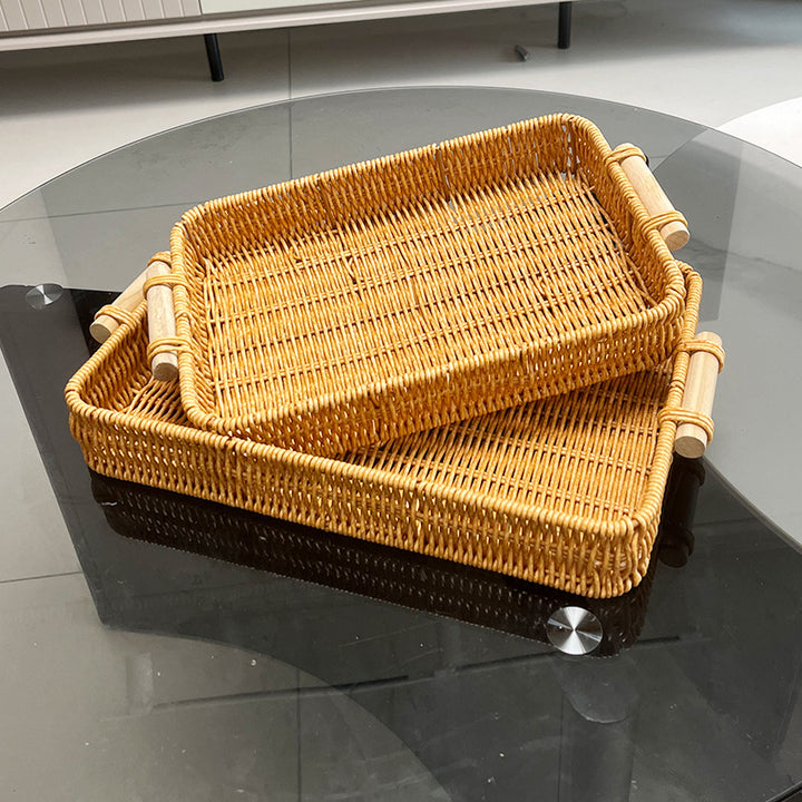 Handwoven Serving Tray Bowlift