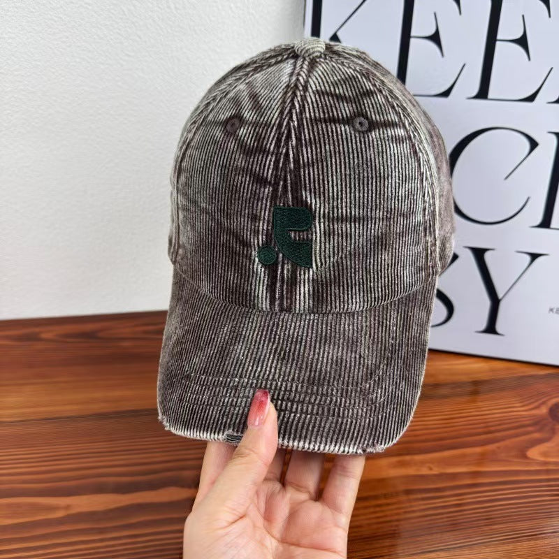 Women's Velvet Textured Baseball Cap Bowlift