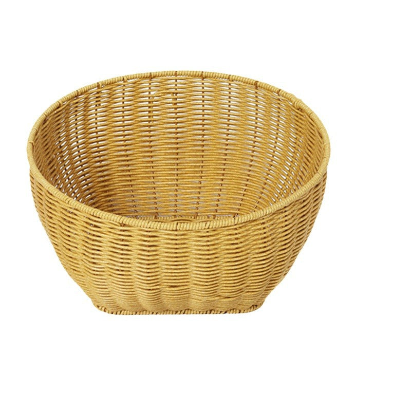 Round Decorative Woven Basket Bowlift