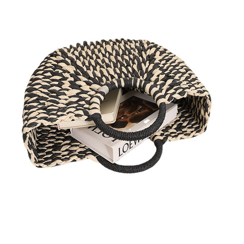 Stylish basket bag with round handle Bowlift