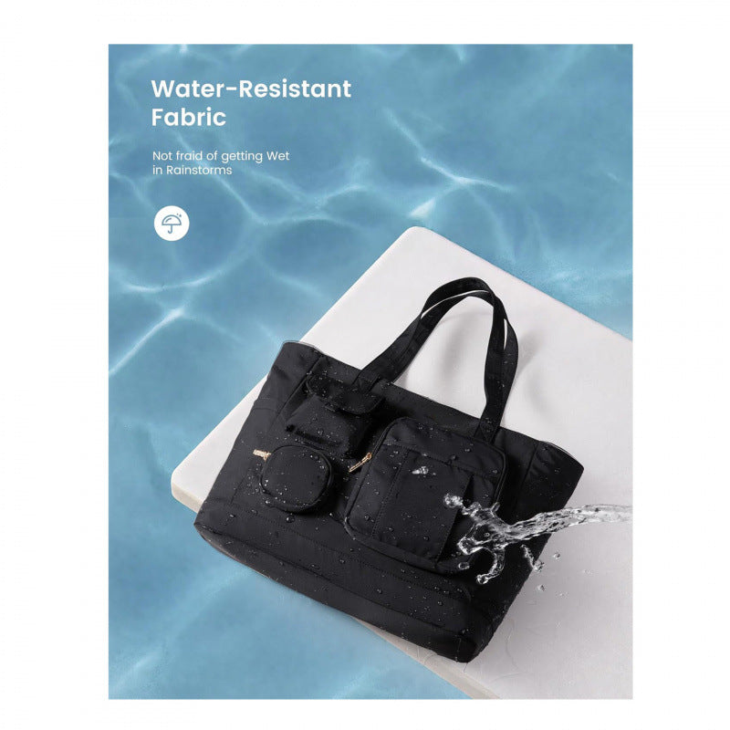 Practical everyday bag with multifunctional compartments Bowlift
