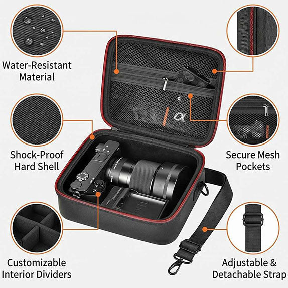 Camera bag with careful interior division Bowlift