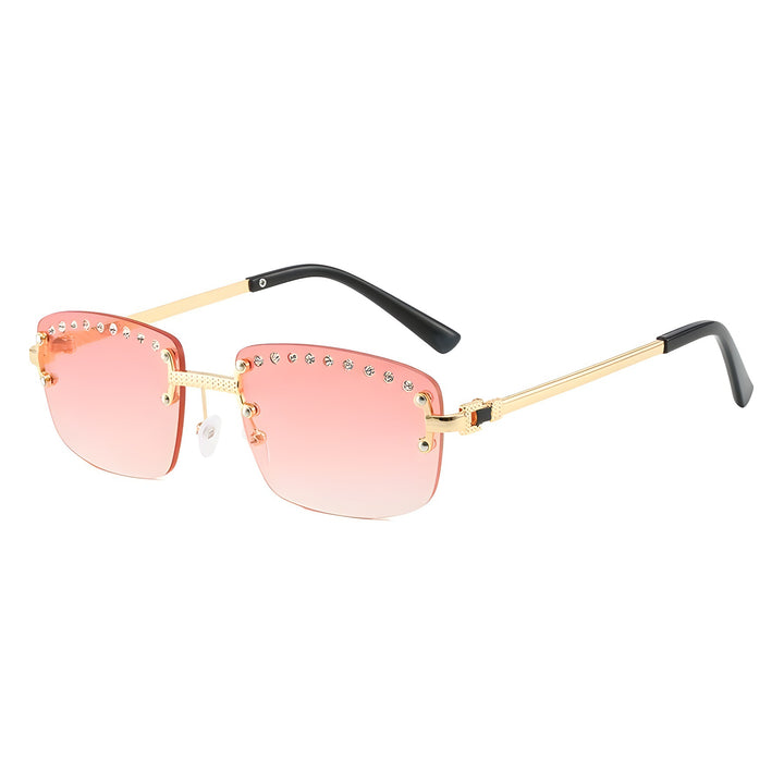 Ladies elegant sunglasses with sparkling crystal accents Bowlift