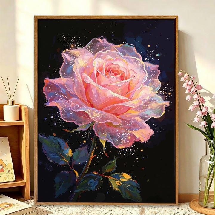 Floral Galaxy Canvas Art Bowlift