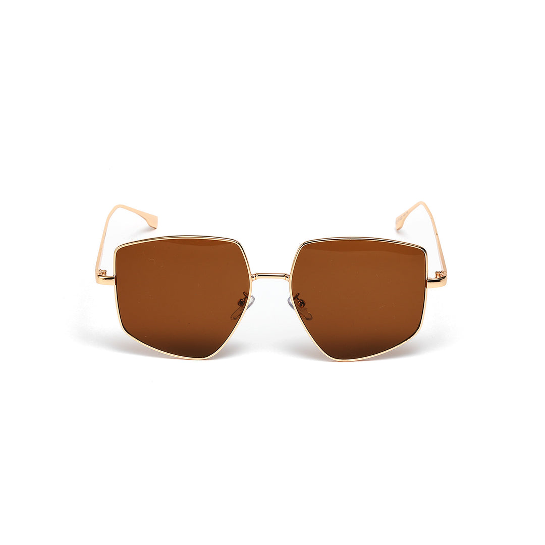 Women's square sunglasses with elegant metal frame Bowlift