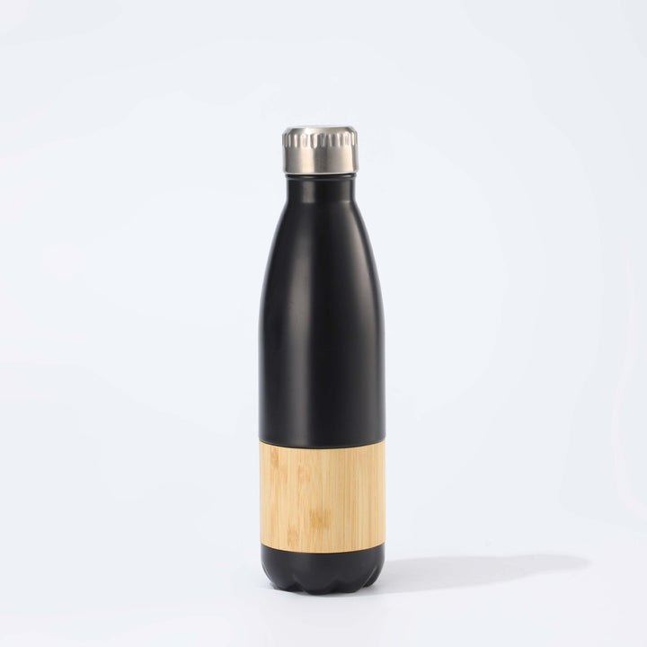 Women Stainless Steel Drinking Bottle with Bamboo Application Bowlift