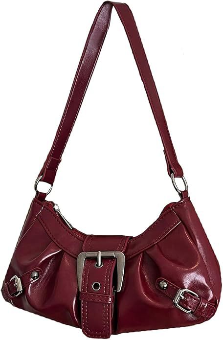 Shoulder bag with trendy design and decorative buckle closure Bowlift