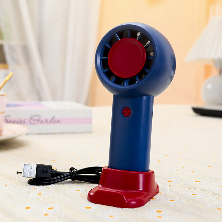 Ladies portable table fan with USB connection and ergonomic design Bowlift