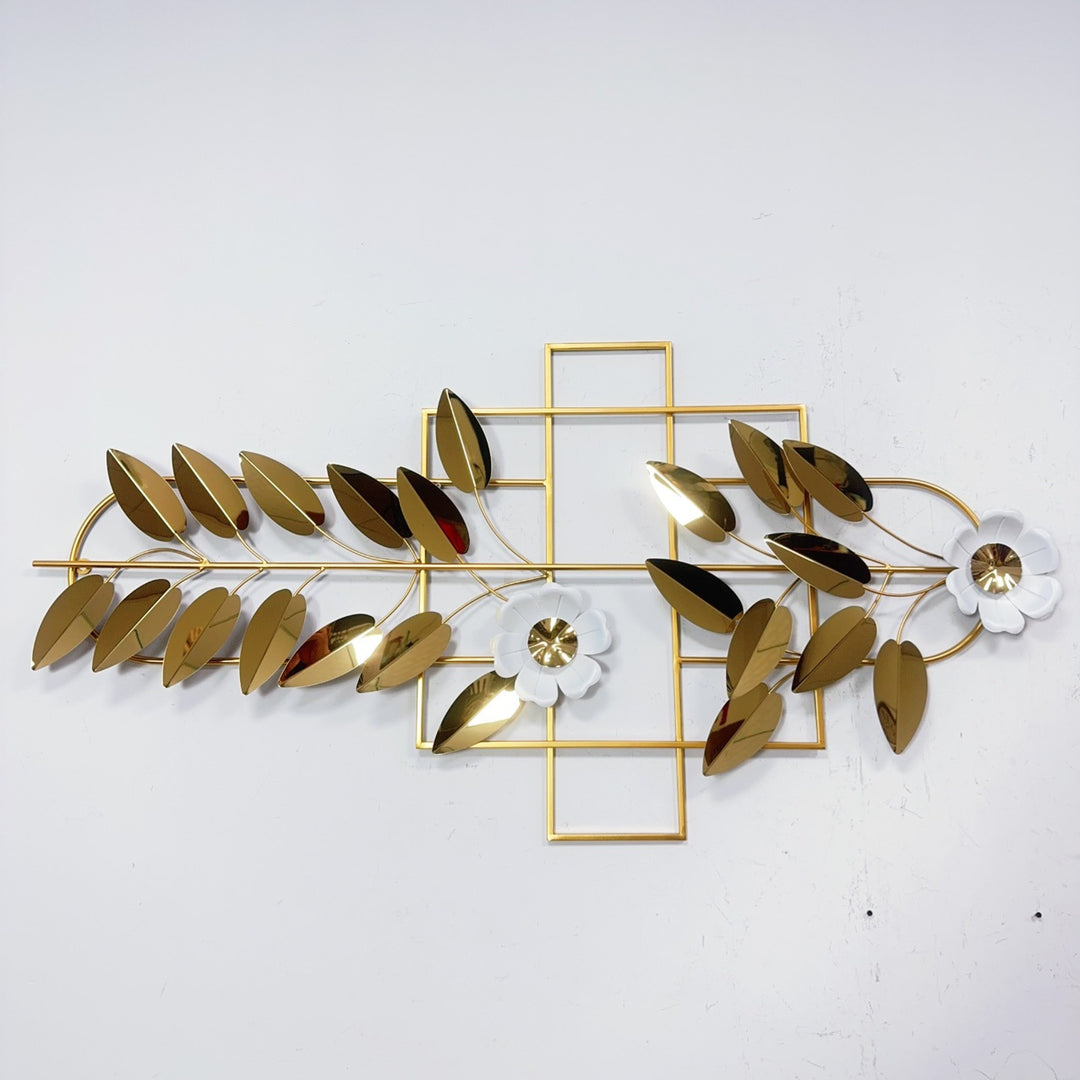 Elegant Botanical Wall Art Sculpture Bowlift