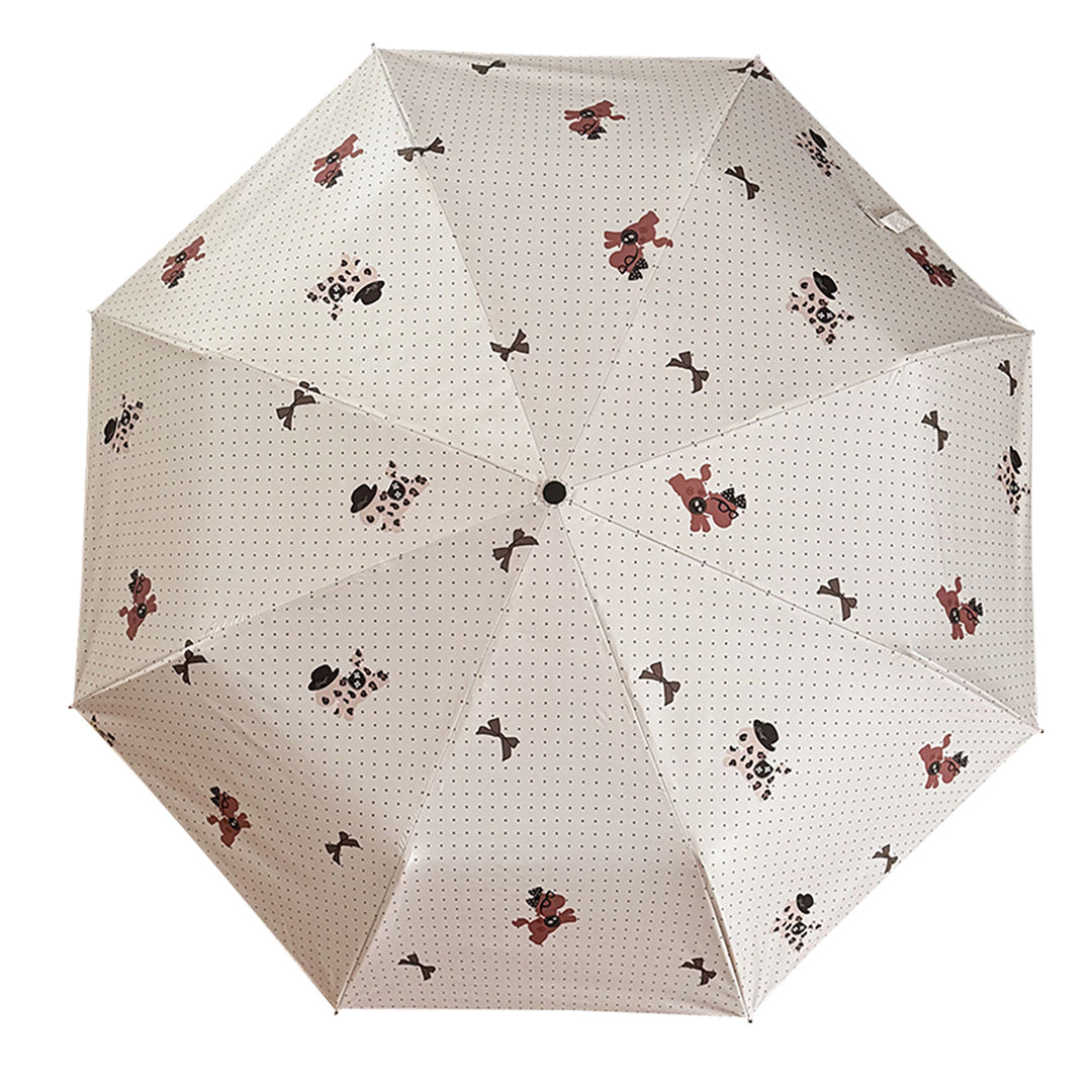 Ladies collapsible umbrella with playful design Bowlift