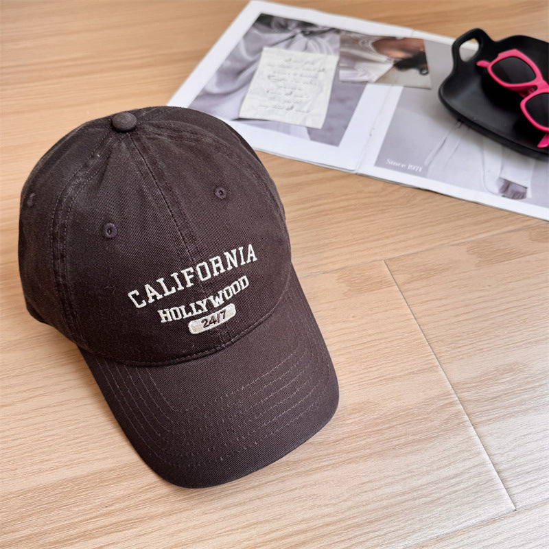 Women's Vintage-Inspired Cotton Baseball Cap Bowlift